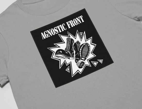 Koszulka z naszywką Agnostic Front  03
