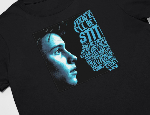 Koszulka z naszywką Shawn Mendes 02