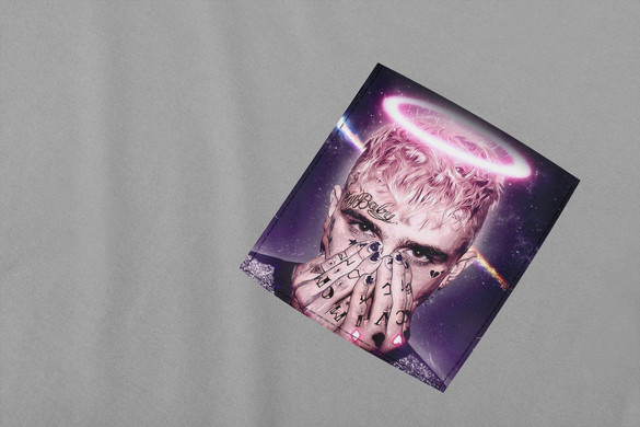 Koszulka z kieszonką LIL PEEP 3