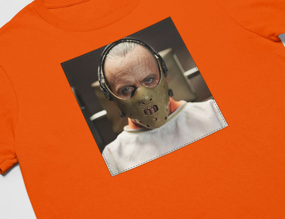 Koszulka z naszywką Hannibal Lecter