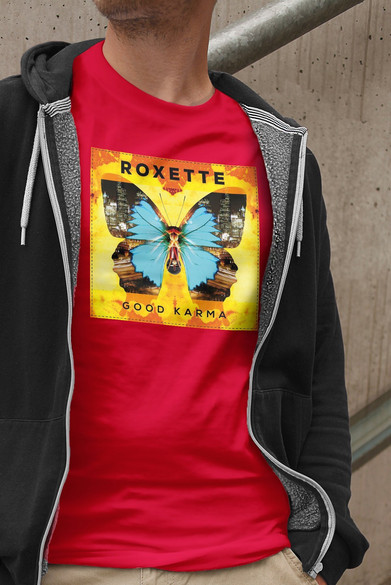 Koszulka z naszywką ROXETTE good karma