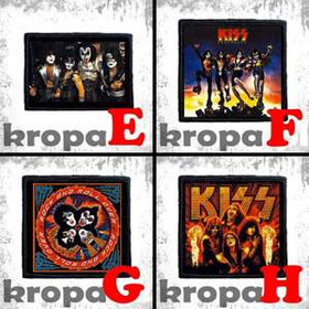 Naszywka KISS 10 x 10 cm Dużo Wzorów!