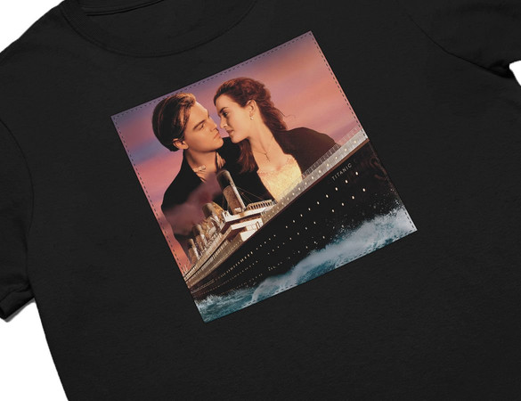 Koszulka z naszywką Titanic