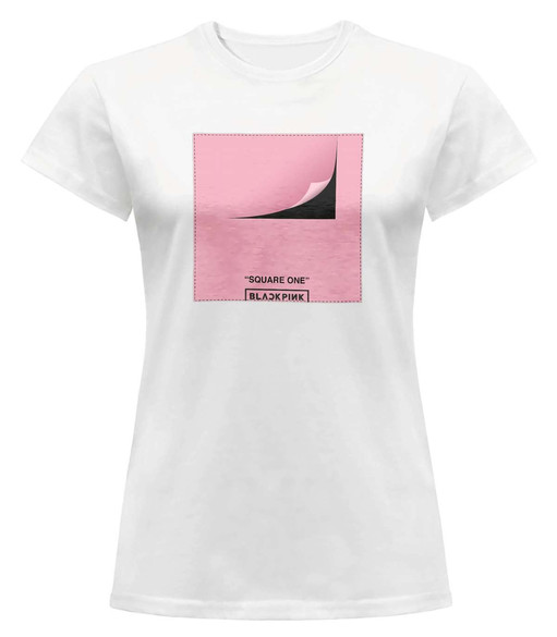 Bluzka damska z naszywką BlackPink Square one