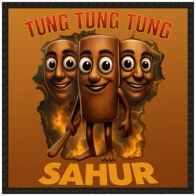 Naszywka Italian Brainrot Tung Tung Tung Sahur