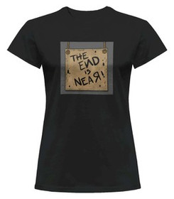 Bluzka damska z naszywką The end is near