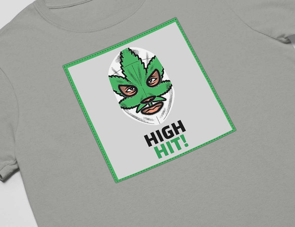 Koszulka z naszywką  High hit