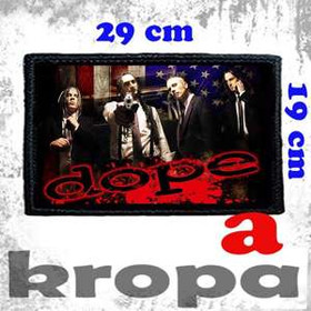 Naszywka duża na ubranie DOPE