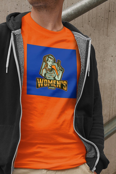 Koszulka z naszywką WOMEN;S STRENGHT