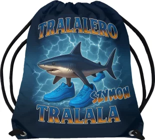 Worek Italian Brainrot Tralalero Tralala z piorunami