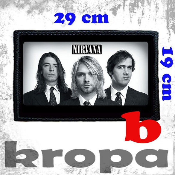 Naszywka duża na ubranie NIRVANA