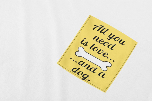 Koszulka z kieszonką ALL YOU NEED IS