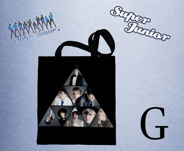 Torba na ramię SUPER JUNIOR #K-POP FULLPRINT WZORY