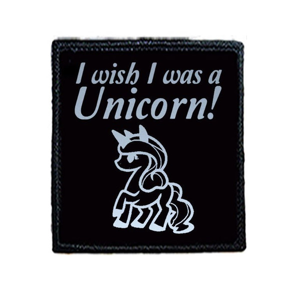 Naszywka I WISH I WAS A..