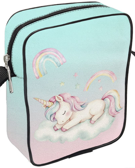 Listonoszka Jednorożec śpiący na chmurce – pastelowa, personalizowana dla dziecka