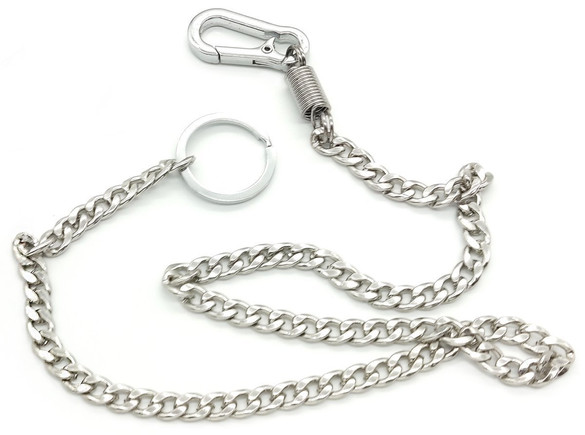 Łańcuch do spodni Ładny MODNY Srebrny 08