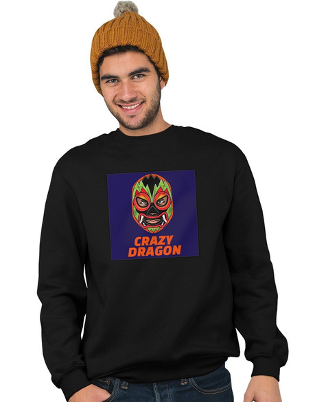 Bluza z naszywką Crazy Dragon