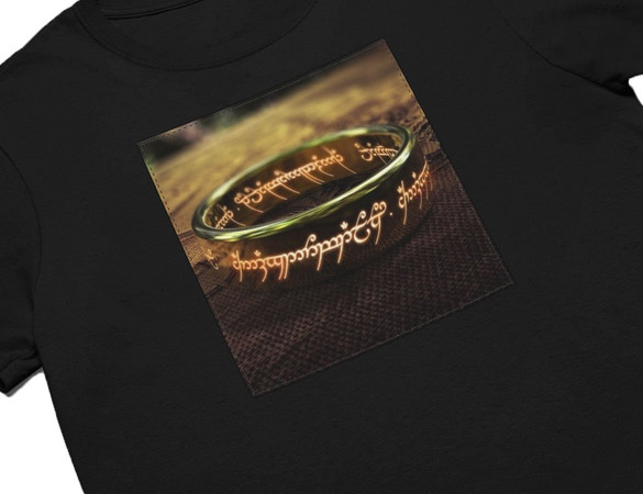Koszulka z naszywką Lord of the Rings –Ring