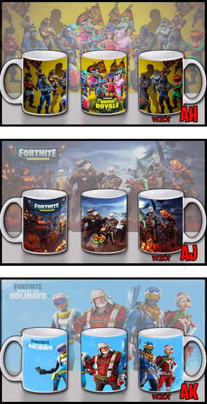 Kubek FORTNITE 33 wzory + imię gracza GRATIS