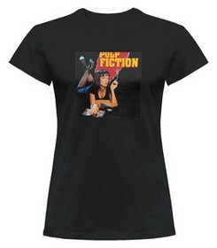 Bluzka damska z naszywką Pulp Fiction Poster