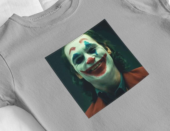 Bluzka damska z naszywką Joker Joaquin Phoenix 1