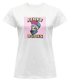 Bluzka damska z naszywką Kinky