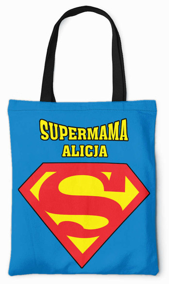 Torba na ramię SUPERMAMA + IMIĘ 4