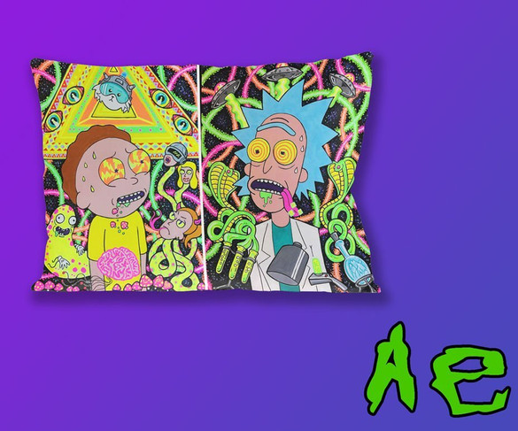 Poduszka RICK and MORTY 60x40cm WZORY + imię GRATIS