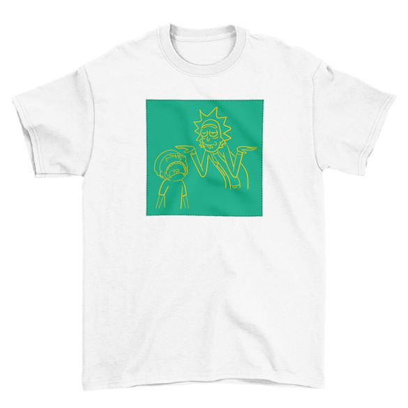Koszulka z naszywką Rick and Morty 06