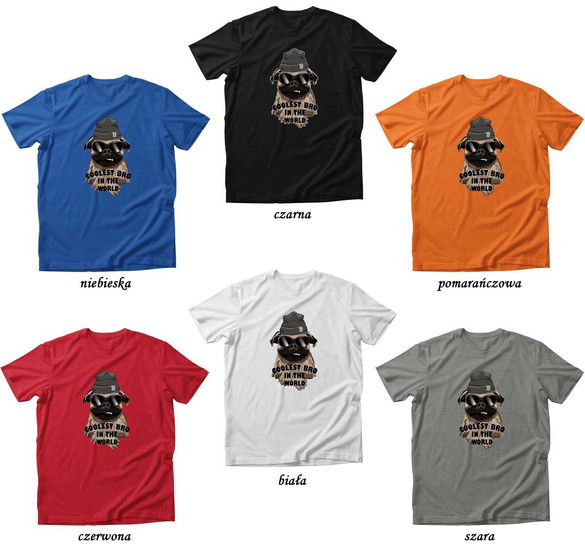 Koszulka PISE MOPS COOLEST BRO IN THE WORLD