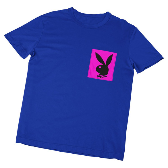 Koszulka z kieszonką PLAYBOY KRÓLICZEK