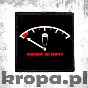 Naszywka RUNNING ON EMPTY