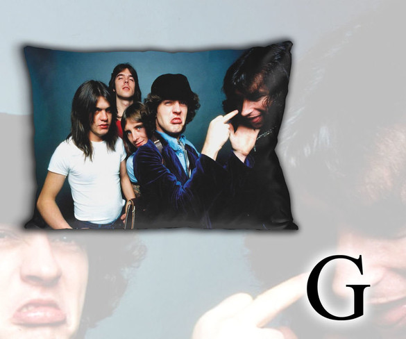 Poduszka AC/DC 60x40cm WZORY