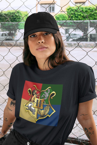 Koszulka z naszywką Harry Potter logo