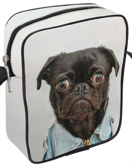 Torba Listonoszka Mops Pug 02 Dodaj Napis!