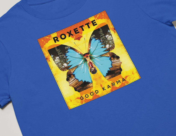 Koszulka z naszywką ROXETTE good karma