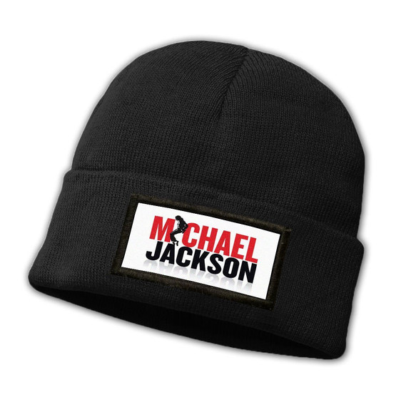 Czapka zimowa z naszywką MICHAEL JACKSON