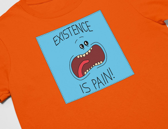 Koszulka z naszywką Rick and Morty 03