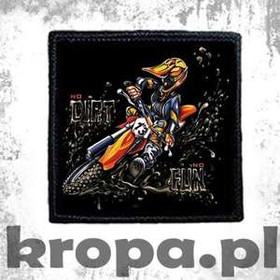 Naszywka NO DIRT NO FUN