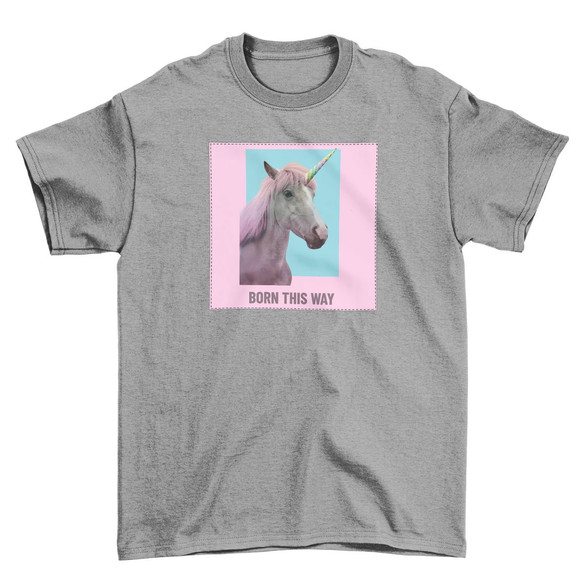 Koszulka z naszywką Born this way