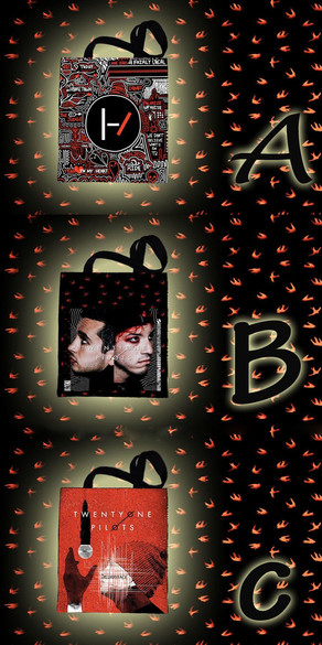 Torba na ramię TWENTY ONE PILOTS DUŻO WZORÓW