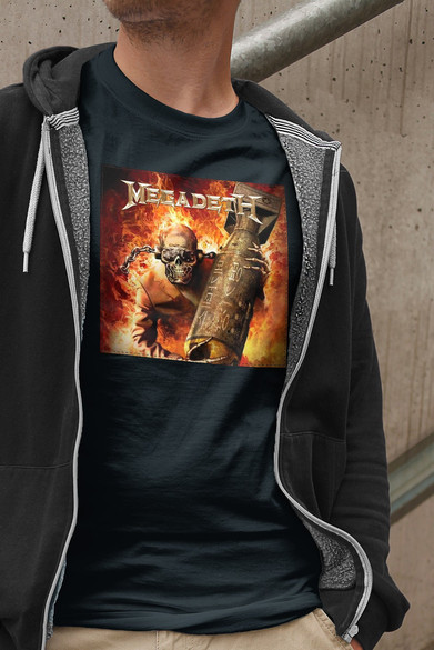 Koszulka z naszywką Megadeth Arsenal