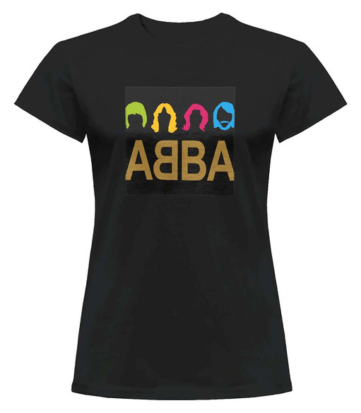 Bluzka damska z naszywką ABBA logo 