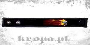 Opaska na rękę - FLAME SKULL