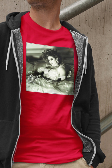 Koszulka z naszywką MADONNA young 02