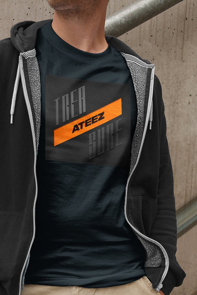 Koszulka z naszywką ATEEZ  Treasure