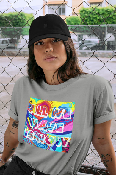 Koszulka z naszywką All we have is now