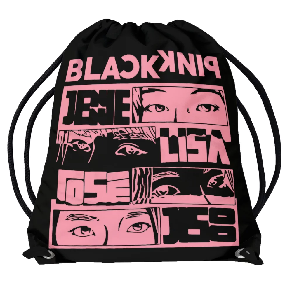 Worek BlackPink Jisoo Jennie Rosé Lisa Deadline, roz.Mały