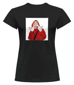 Bluzka damska z naszywką Dom z papieru 03