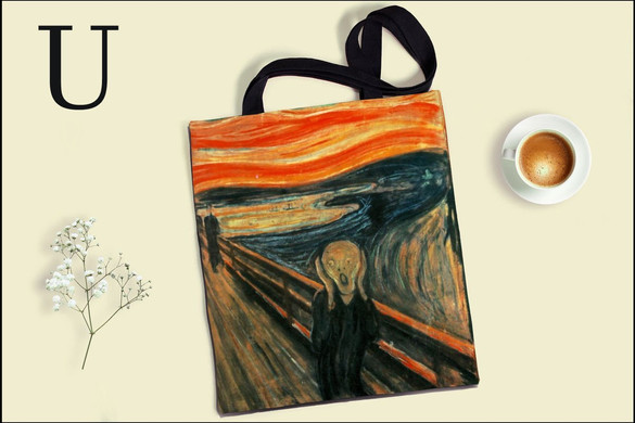 Torba na ramię ARTYŚCI OBRAZY SZTUKA Dużo Wzorów!!